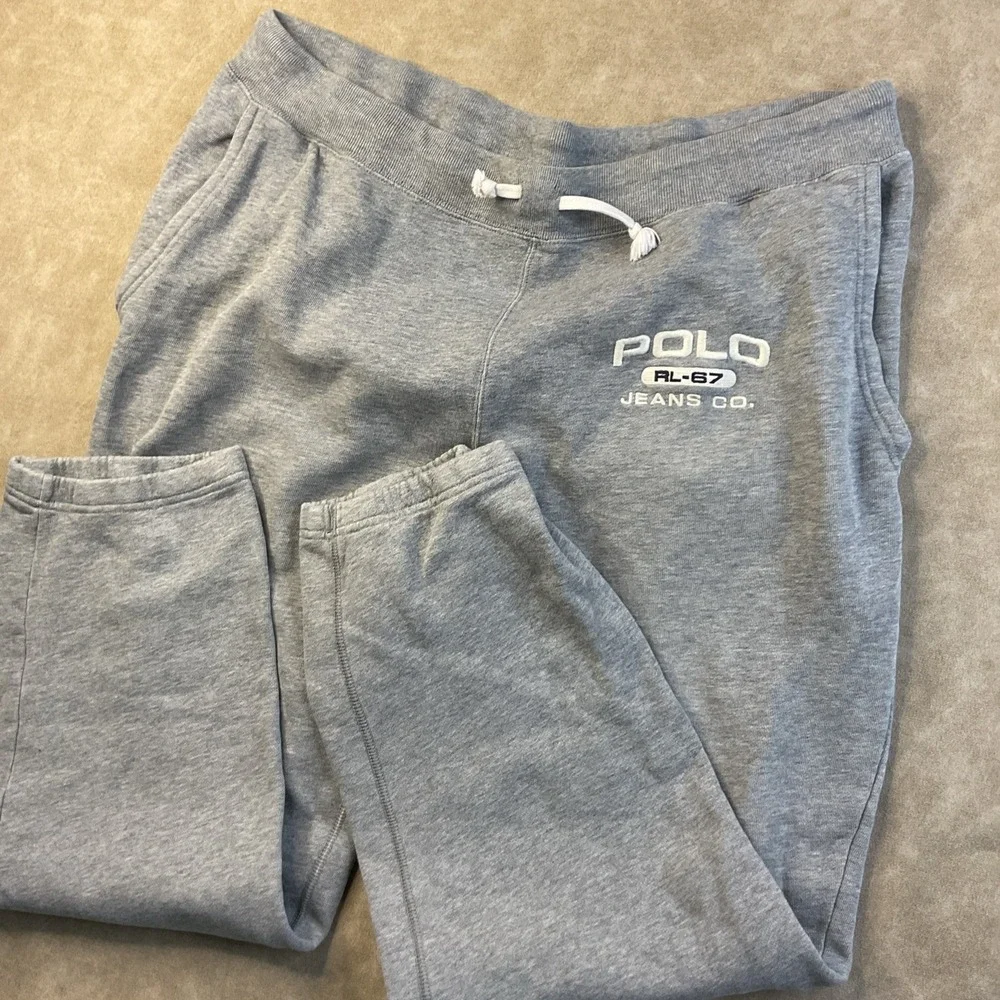 Vintage Polo Jeans Co Ralph Lauren Sweatpants Men Sz XL Joggers Embroidered 90s